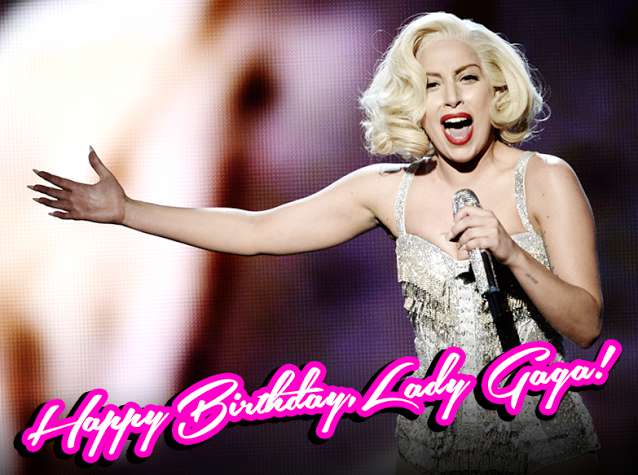 Lady Gaga's Birthday Wishes Images