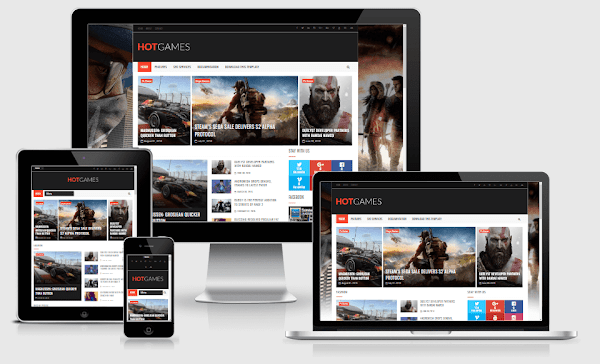 Hot Games Gaming - Responsive Blogger Template