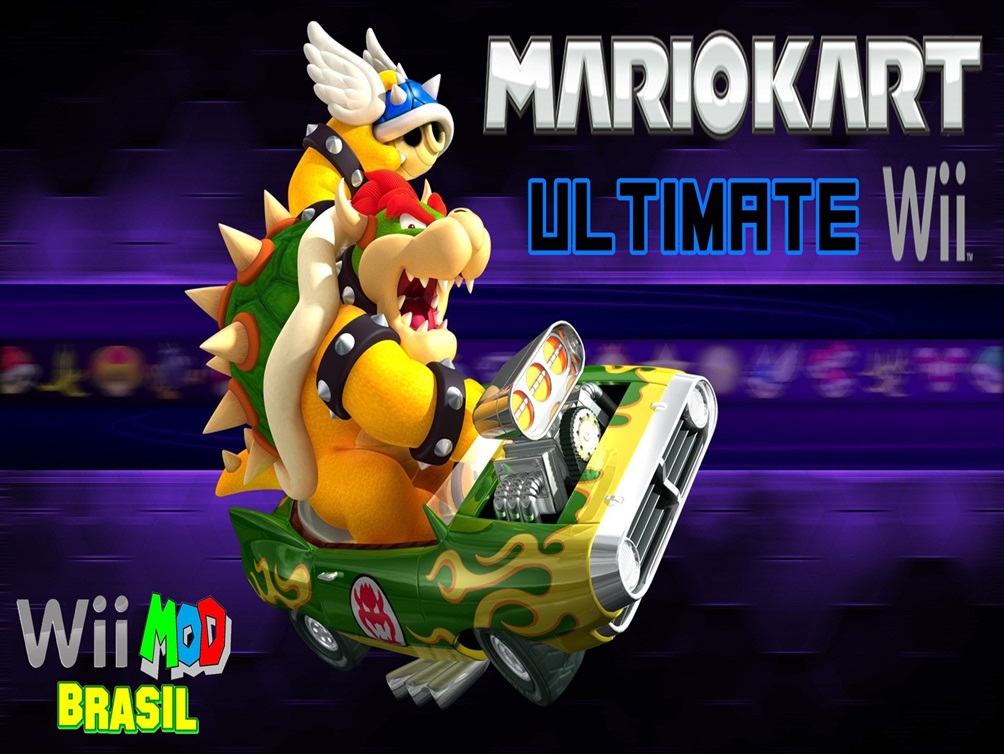 Wii Mod Brasil Mario Kart Ultimate.