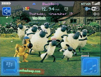 Download Tema Blackberry Shaun the Sheep