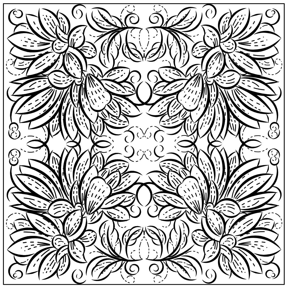 Nicole's Free Coloring Pages: SYMMETRY * COLORING PAGES
