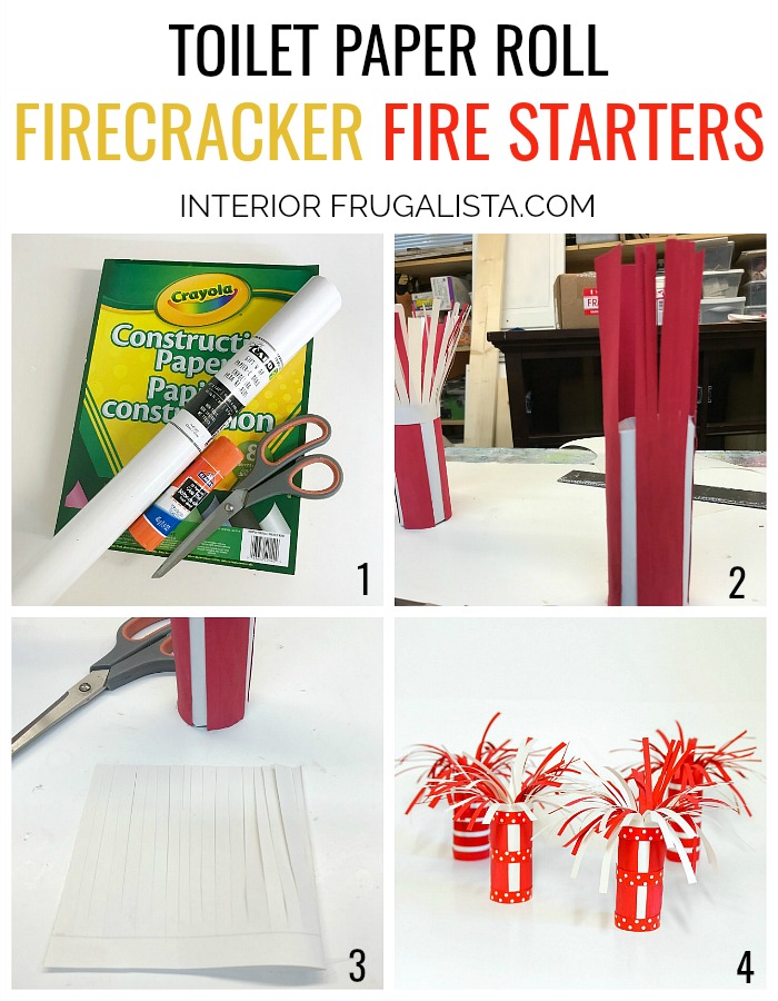 Patriotic Toilet Paper Roll Fire Starters Interior Frugalista