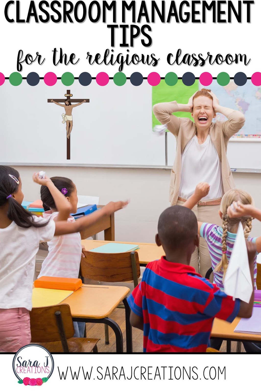 Do you teach in a Sunday school, religious education, catechism class or religious formation environment? Could you use some help with classroom management to help keep your classroom positive and on task? Check out these tips for classroom management in a religious classroom. Specifically written for volunteers who are teaching the faith to our kids, but don't necessarily have the teaching background to give them strategies for dealing with behavior problems in their classroom.