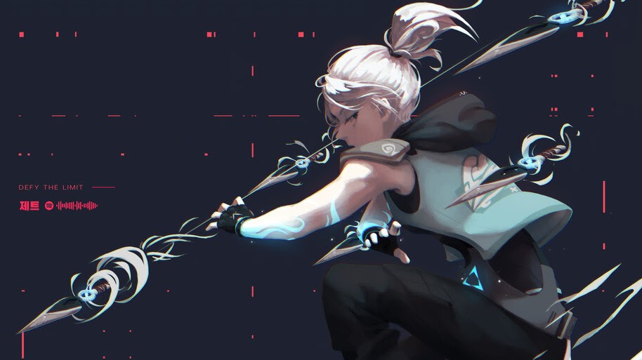 Valorant Jett Game Art 4K #5870a Wallpaper