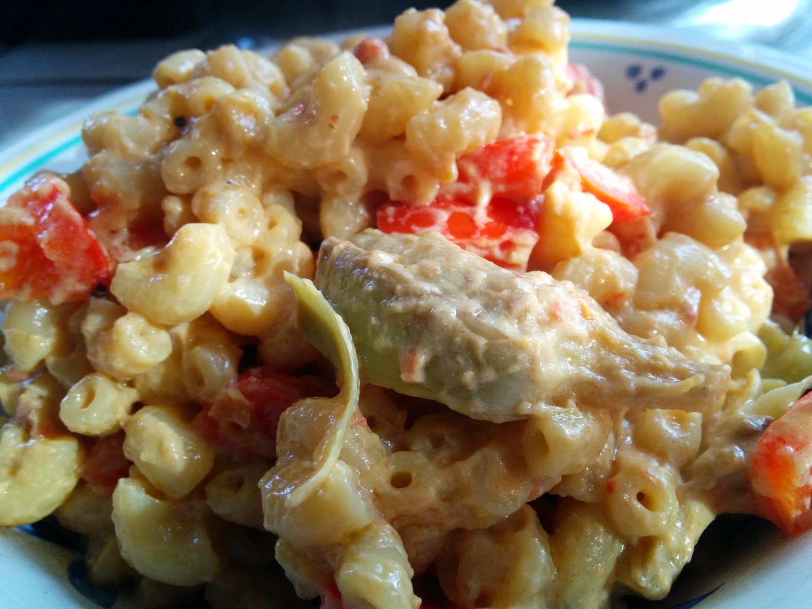 WholeFoodVegan Red Bell Pepper Mac N Cheese