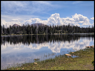Crystal Lake with Notch Mountain in the Background