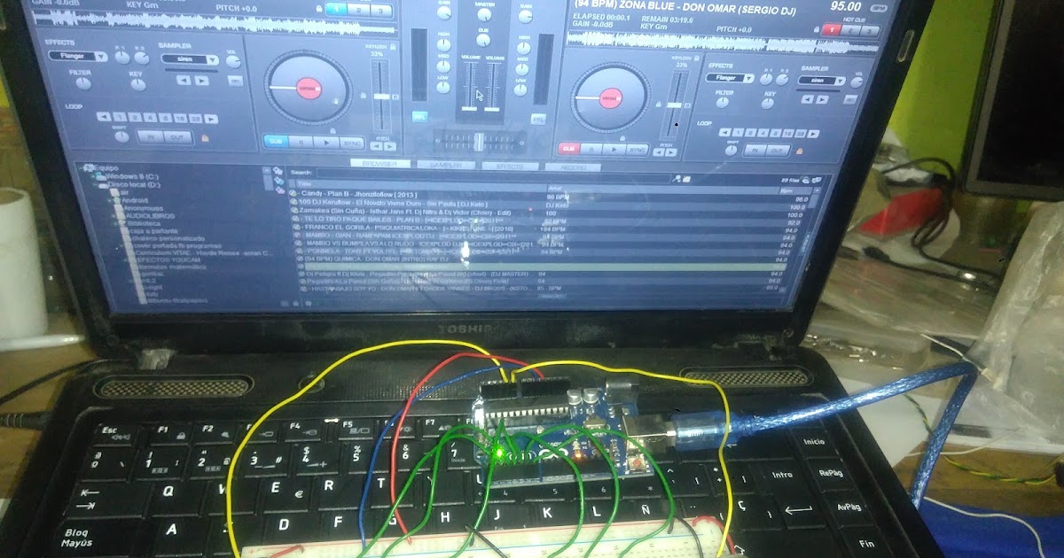 1. DIY Controlador MIDI DJ Con Arduino UNO R3