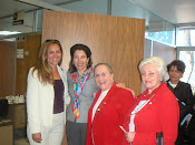 Wife of former General Director of IMSS (with scarf) Santiago Levy.