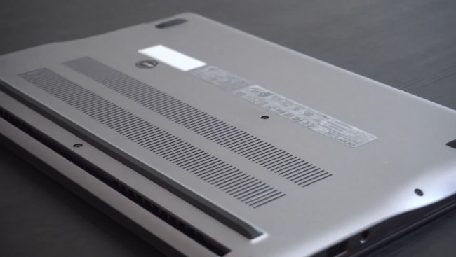 Air intake vents on the back of the laptop.