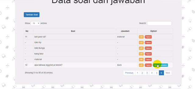 Aplikasi Kuis Berbasis Website Gratis Dengan PHP MySQLi AJAX jQuery Bootstrap