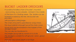 bucket ladder dredgers