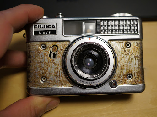 レンズ改造で遊ぶ: Fujica half：フジの名作ハーフカメラ フジノン2.8
