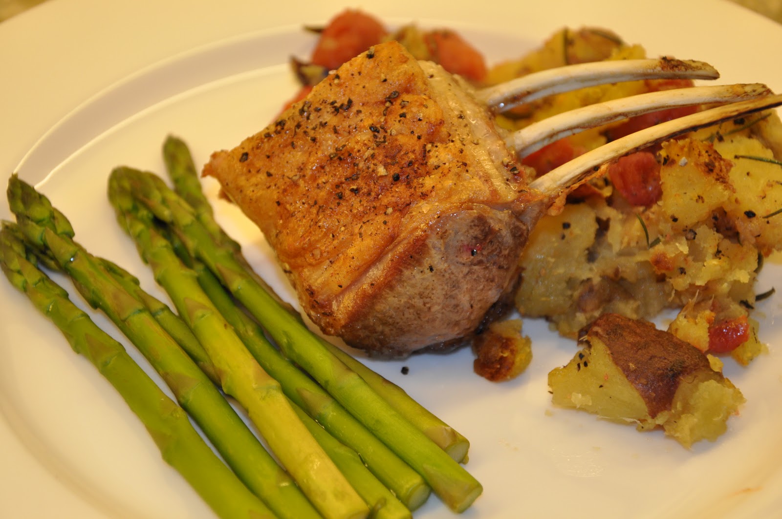 Domestic Goddess Jamie Oliver's Lamb Rack Recipe