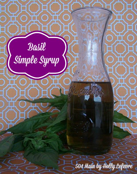 The subtle taste of the basil syrup adds a unique flavor.