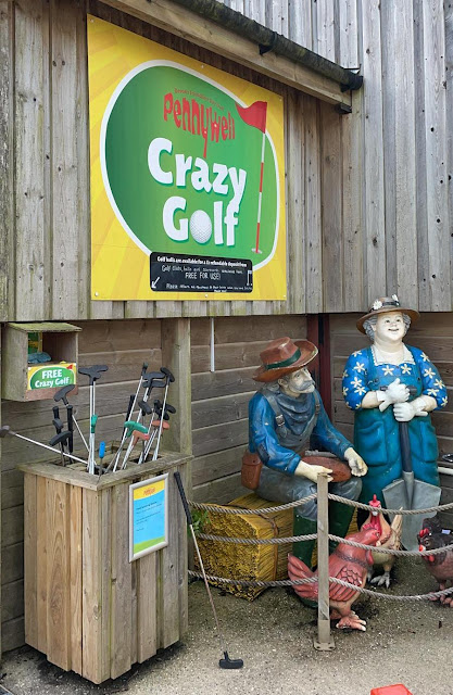 Crazy Golf at Pennywell Farm in Buckfastleigh. Photo by Christopher Gottfried, July 2021