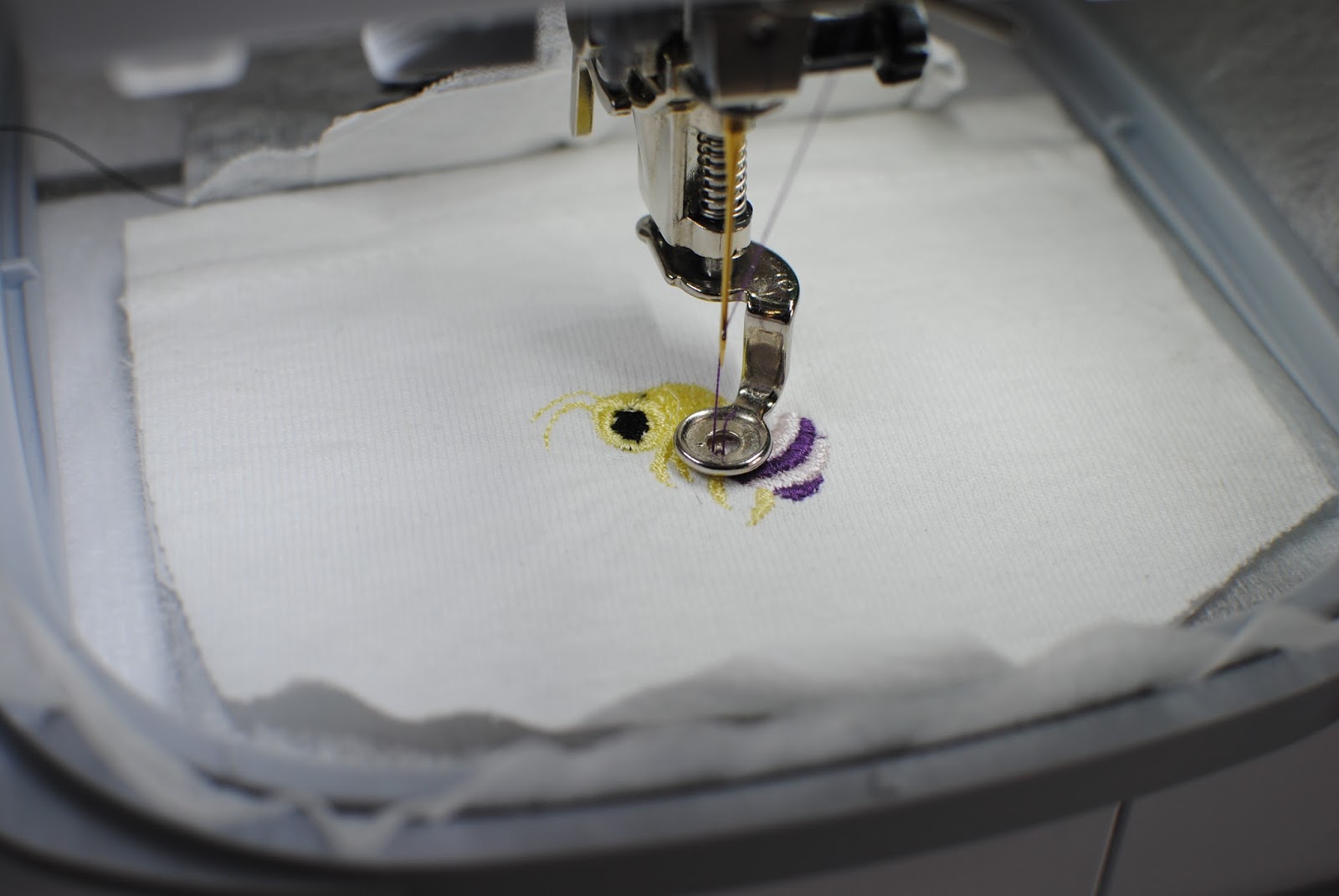 Trash To Couture How To Machine Embroider on TShirts & Pockets