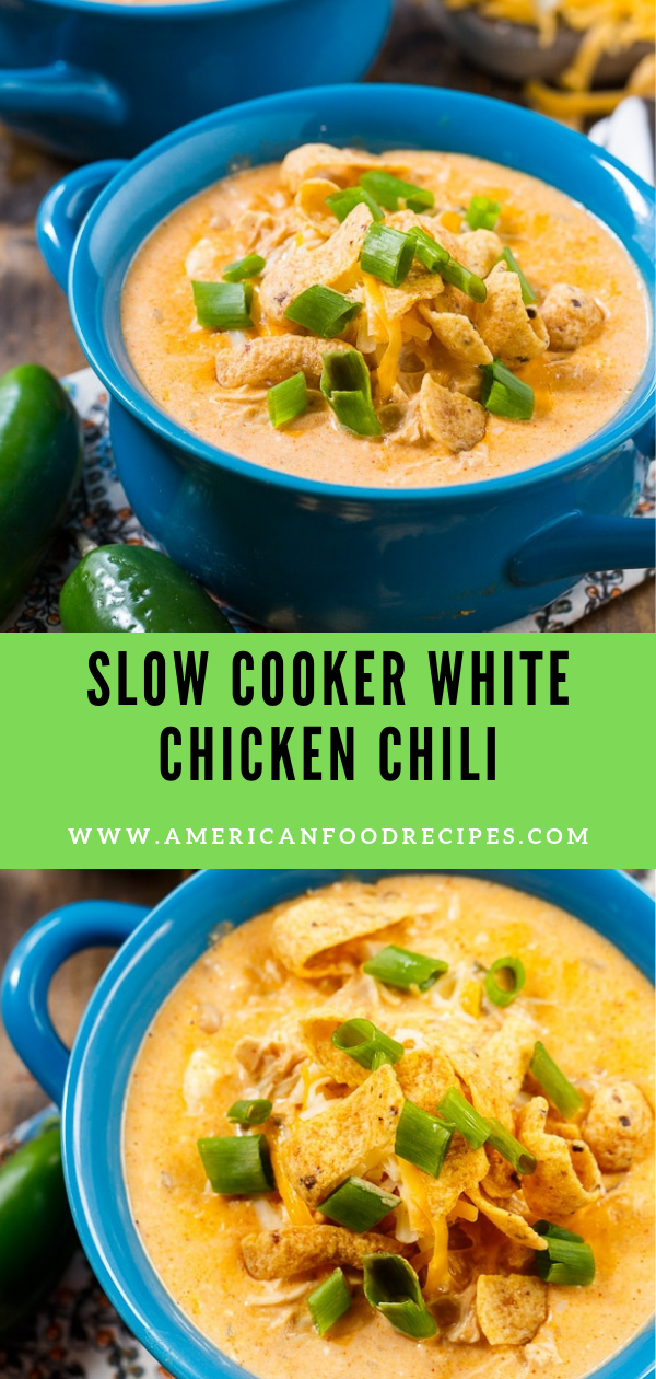 Slow Cooker White Chicken Chili Recipe By Mom