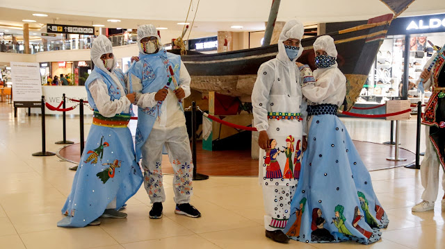 IDT, India Crafted COVID Garba Dress