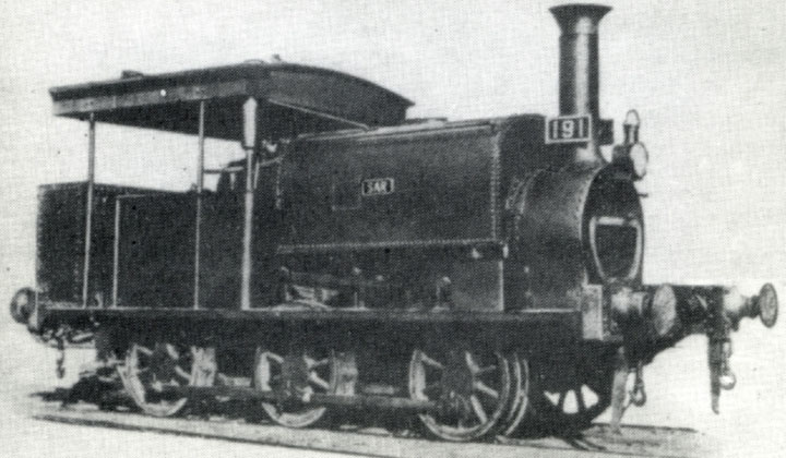 Año 1880- Locomotora tanque Nº 191 "LA SARITA"