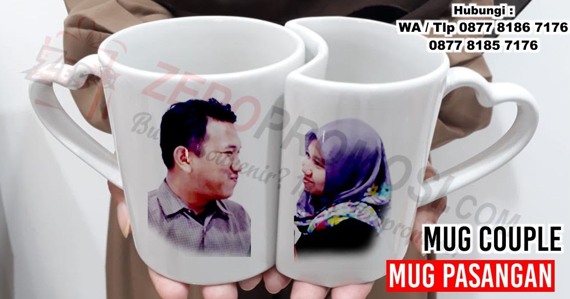Jual Mug Couple / Mug Pasangan Murah zeropromosi souvenir barang