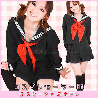 ハロウィンに♪コスプレの定番セーラー服♪