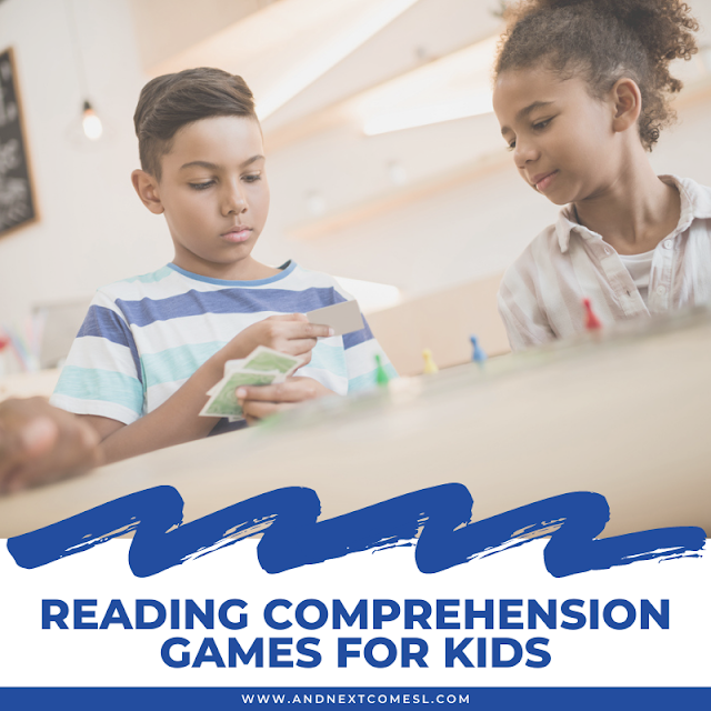 Reading comprehension games for kids