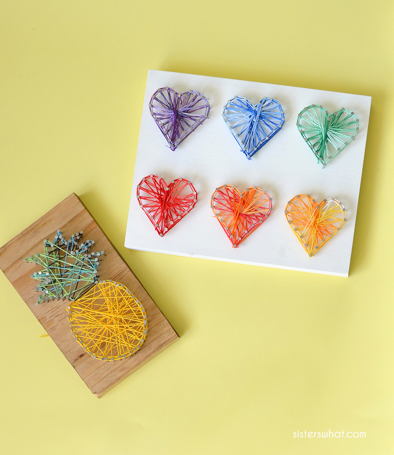 String Art: Valentine's Day String Heart Craft Tutorial - Craft Klatch