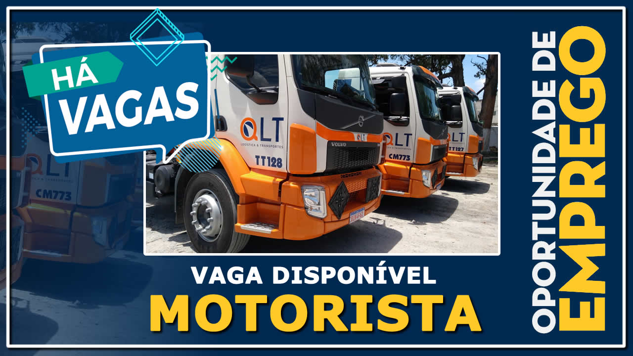 vaga para motorista