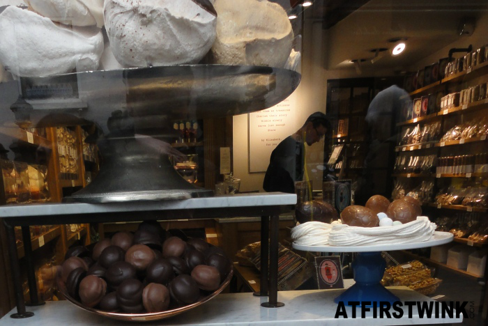 Elizabeth artisan Belgian Sweets store inside 