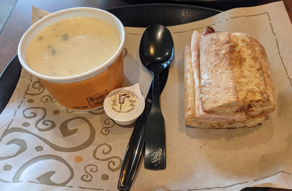 Adorable Fluff Zoup. Turkey Bacon Club and Baked Potato Soup Review.