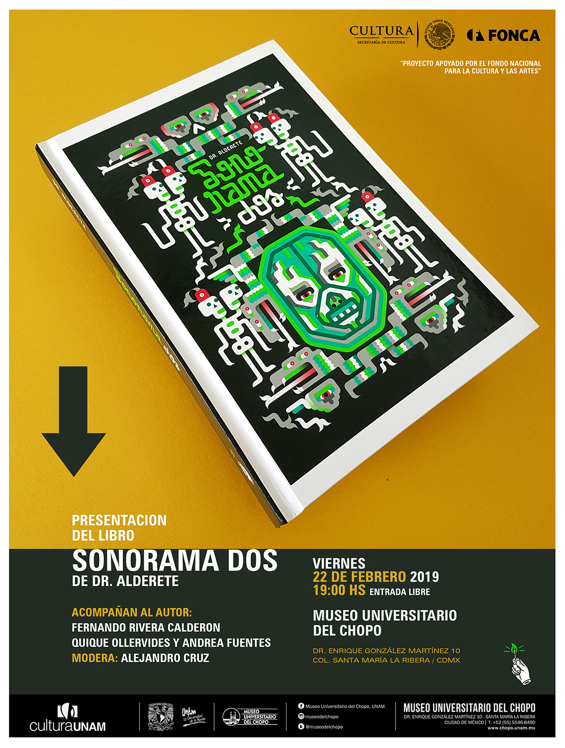 Presentación del libro Sonorama 2 de Dr Alderete en @museodelchopo - 22  febrero. 19h #EntradaLibre - Dessignare Media - Arte y Animación