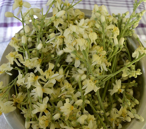 DrumStick Blossom Stir Fry, Murungai Poo Poriyal