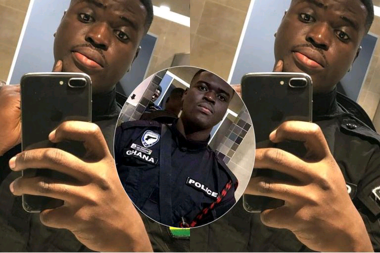 Photos Of The Police officer Who Was Shot By Robbers - EweGhana