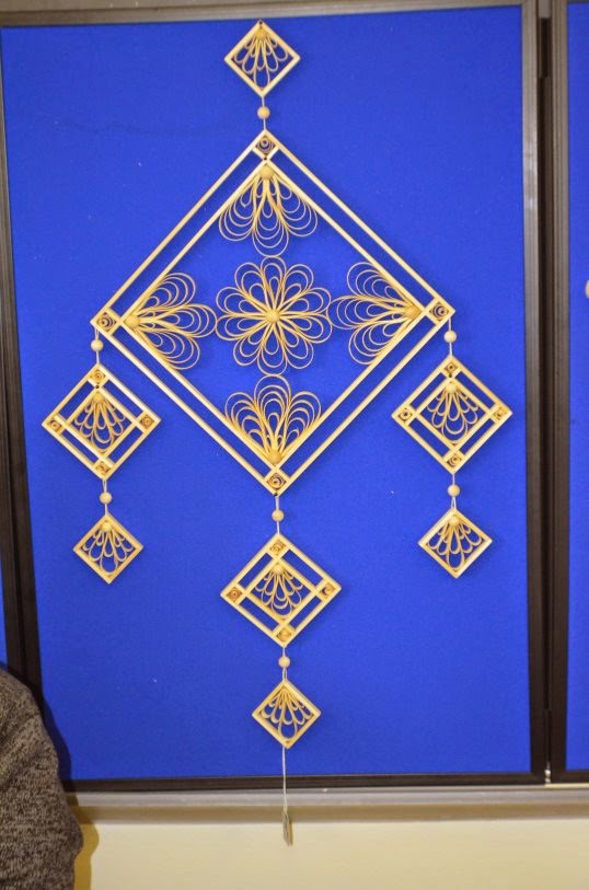 Example of quilling (Photo by Trisha)