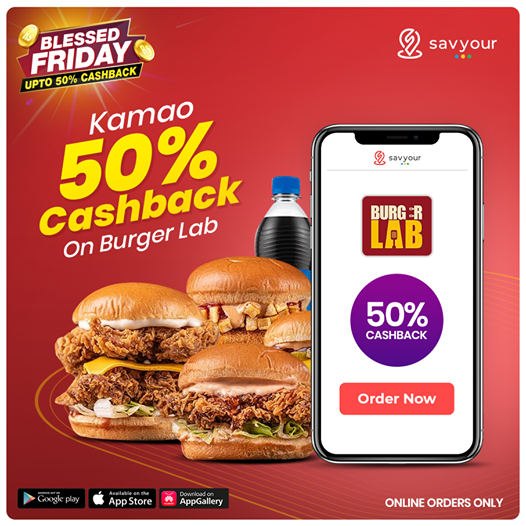 Karachi Stores Burger Lab 50 Discount Is Ending Today Hurry Up!