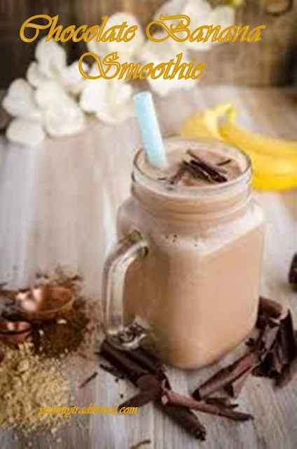 chocolate-banana-smoothie-with-step-by-step-photos