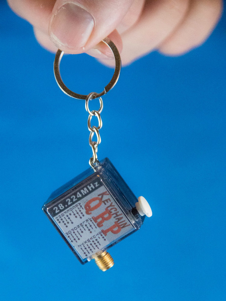 Delboy's Radio Blog Keychain QRP World's Smallest HF Transmitter
