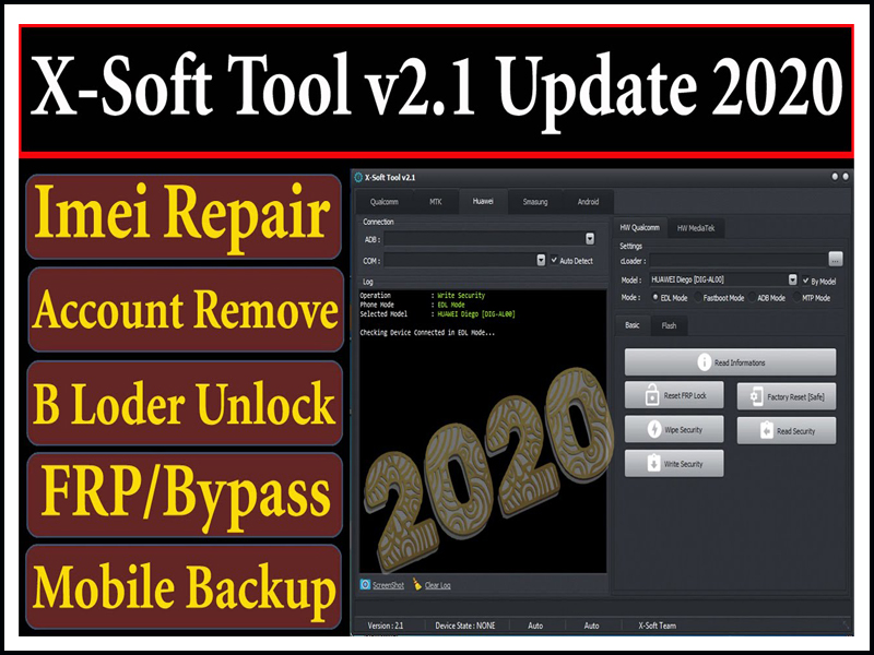 XSoft Tool v2.1 New Update Latest Crack Tools