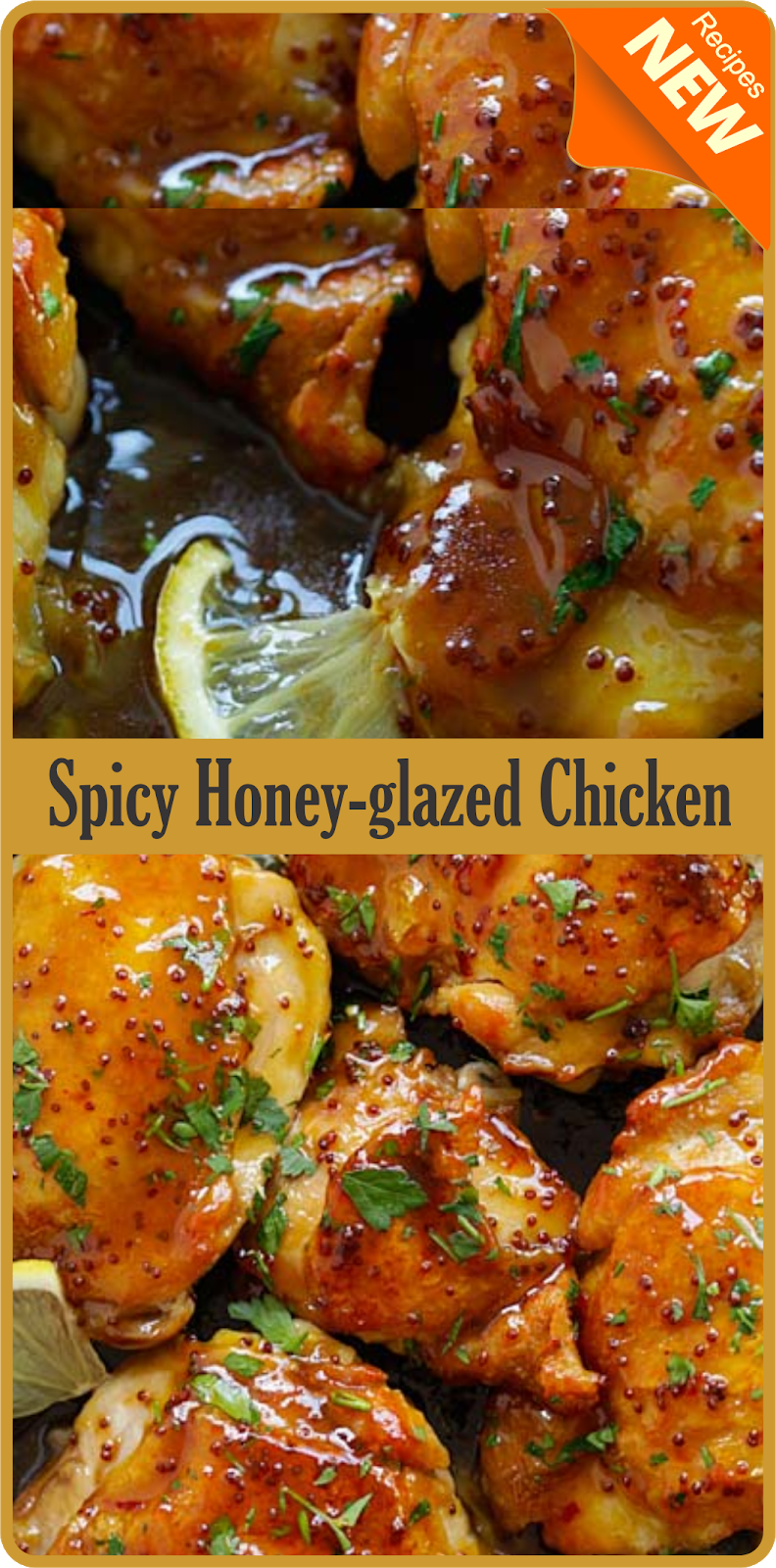 Spicy Honey-glazed Chicken Recipe | Amzing Food
