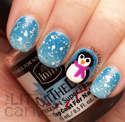 penguin nail nails snowy penguins manicure season