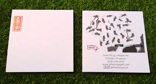 Ninja Golf scorecards Ninja Golf scorecards