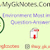 Environment Most important Question-Answer PDF