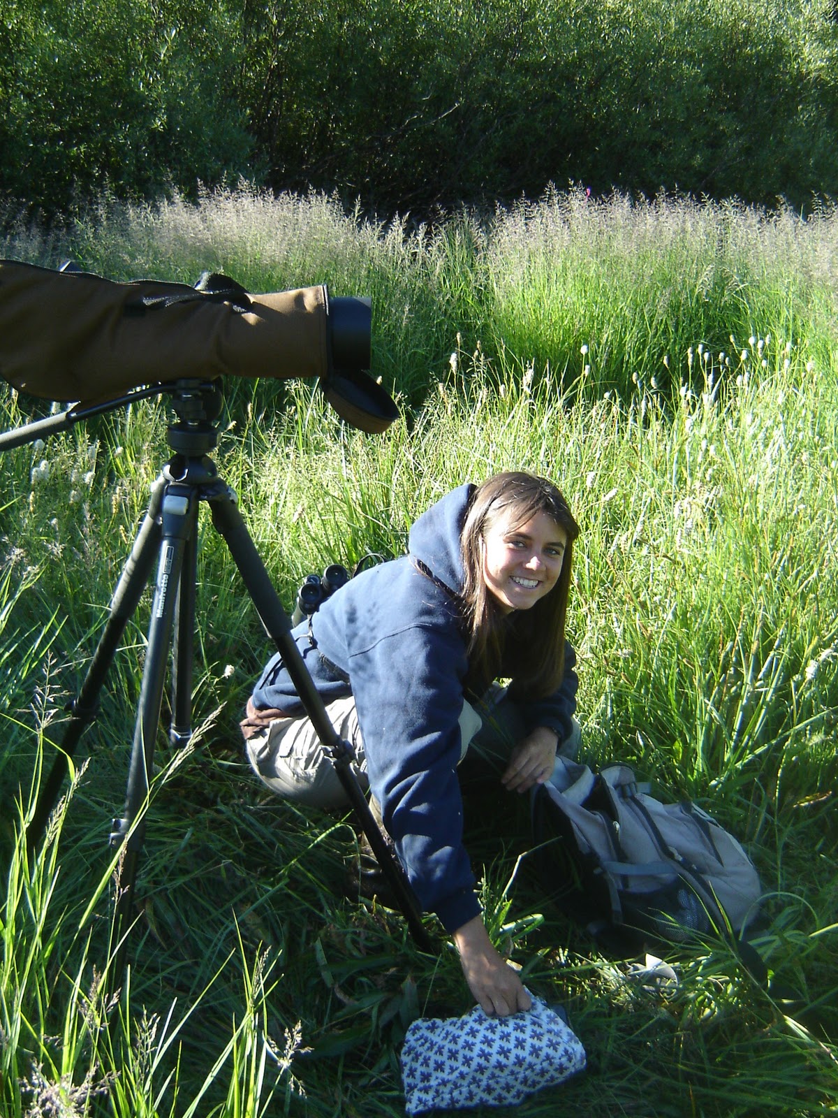 Birds and Barbells Good Qualities of a Wildlife Biologist