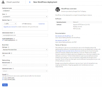 Hoe installeer ik WordPress op Google Cloud Platform