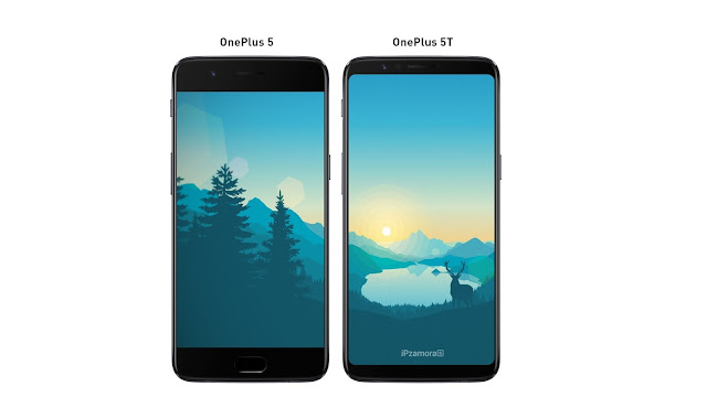 OnePlus 5T Render Offers Direct Size Comparisons With OnePlus 5 OnePlus 5T Render Offers Direct Size Comparisons With OnePlus 5