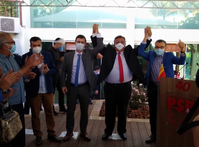 Dino e Freixo se filiam ao PSB e defendem união contra Bolsonaro em 2022