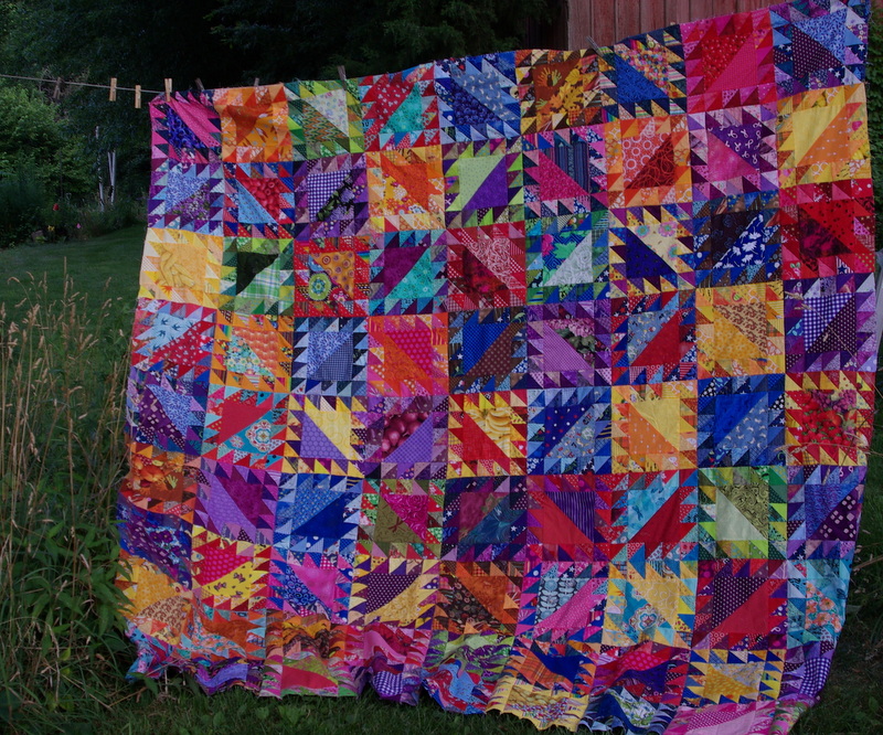 Sane, Crazy, Crumby Quilting: It's a Flimsy! Crazy Ladies of the Lake
