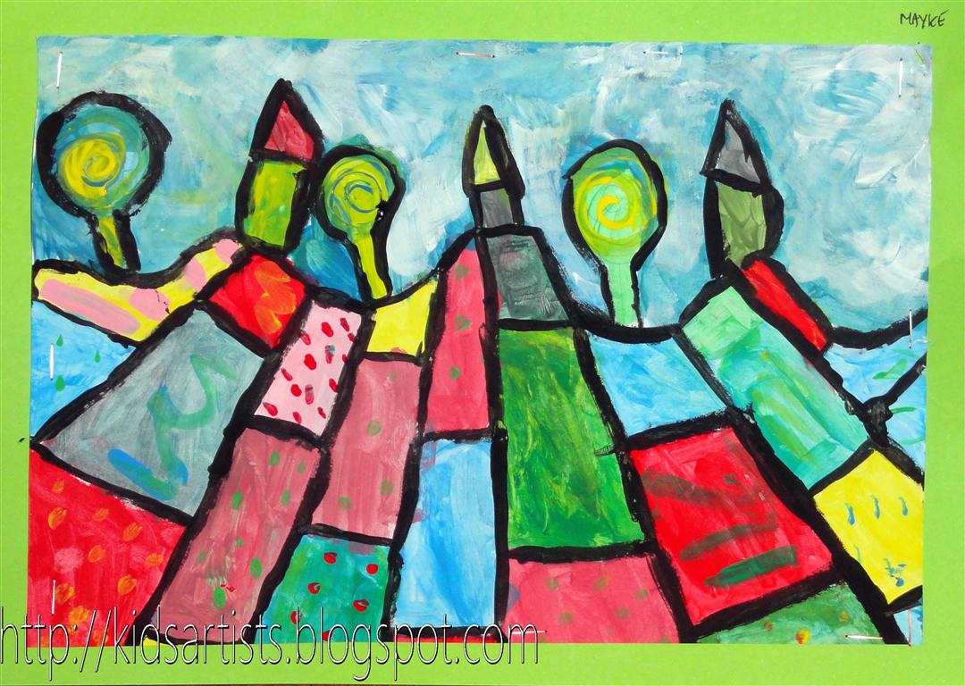 Kids Artists Perspective