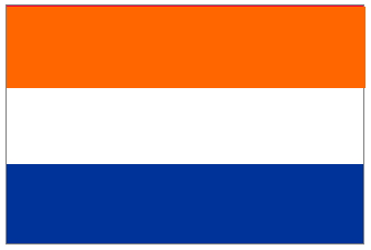 white blue orange