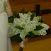 Ramo de novia con lilas blancas